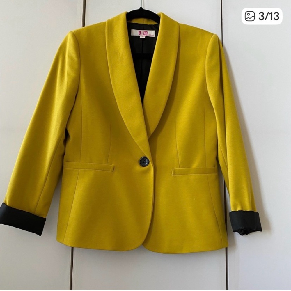 Yellow Women's Blazer 9&CO 💛